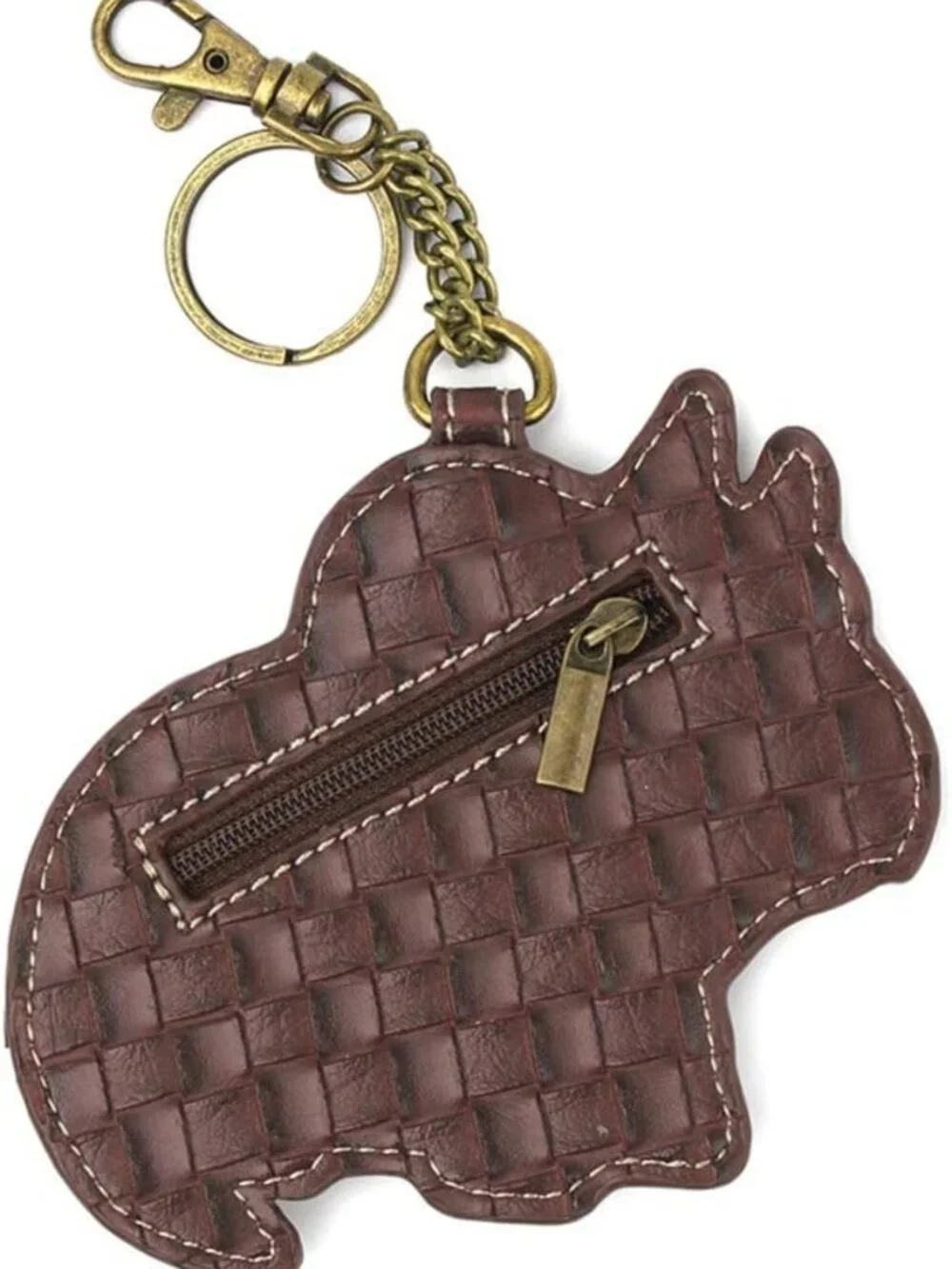 Triceratops Decorative Key Fob & Coin Purse Accessory for Women - Cute